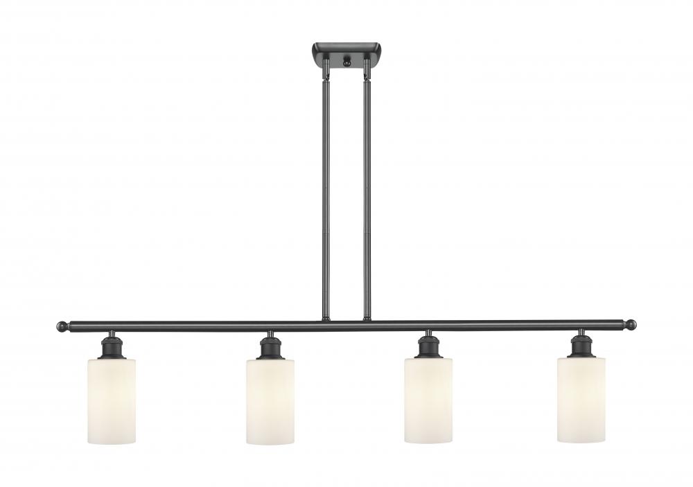 Clymer - 4 Light - 48 inch - Matte Black - Stem hung - Island Light