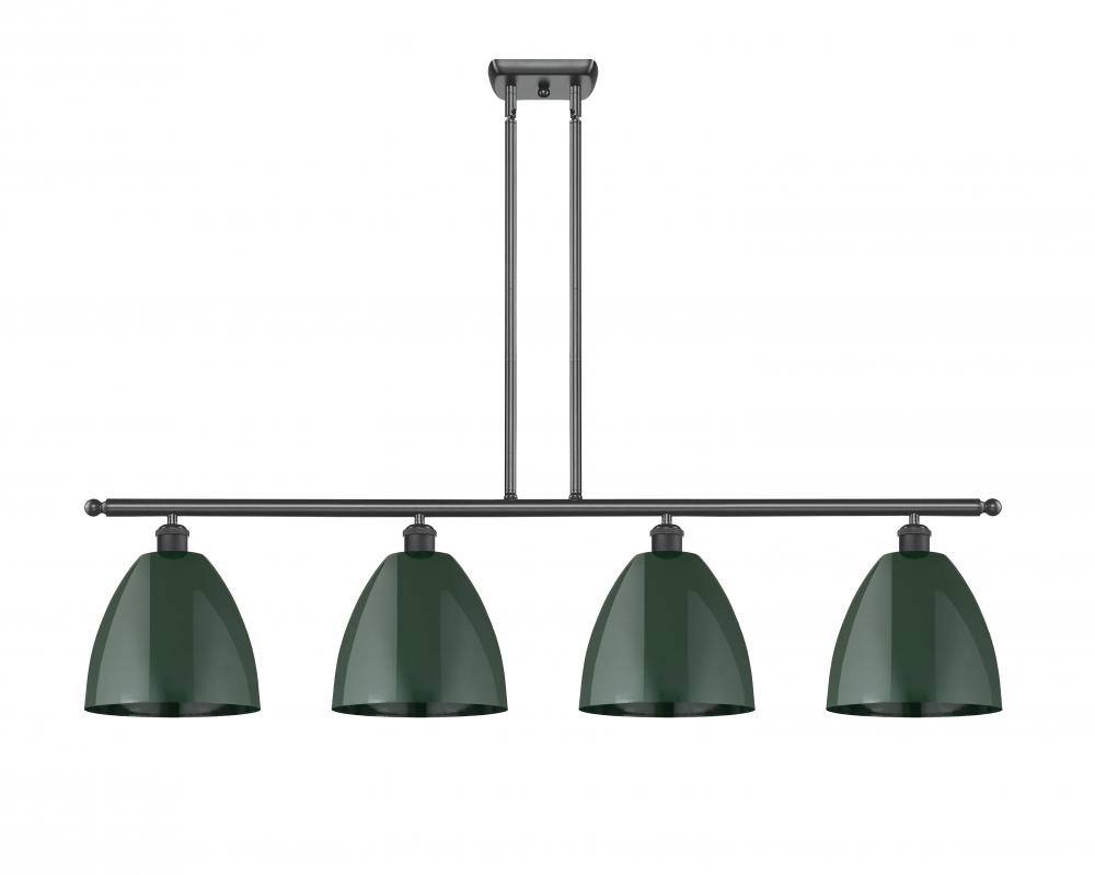 Plymouth - 4 Light - 48 inch - Matte Black - Stem hung - Island Light