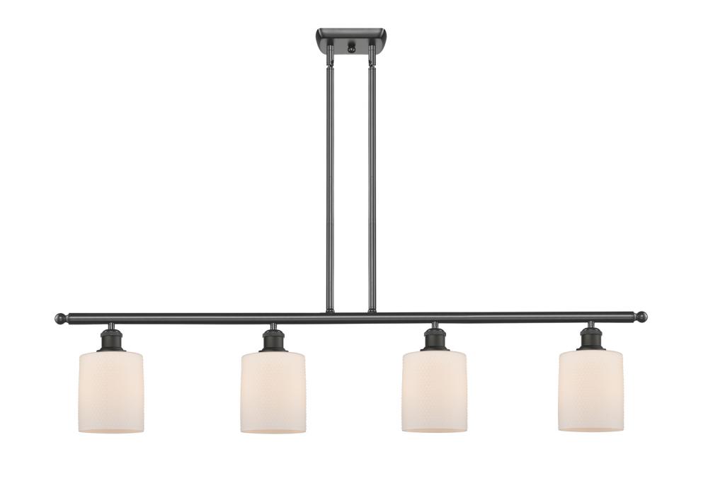 Cobbleskill - 4 Light - 48 inch - Oil Rubbed Bronze - Stem hung - Island Light