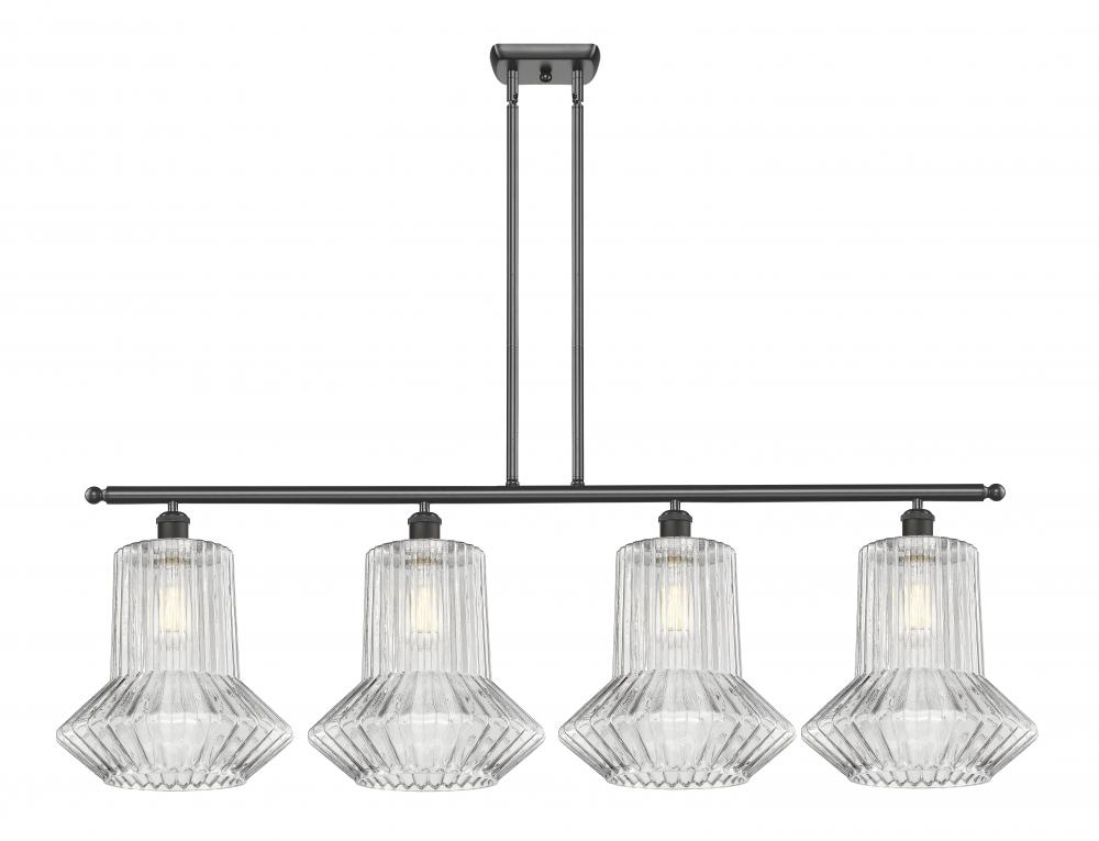 Springwater - 4 Light - 50 inch - Oil Rubbed Bronze - Stem hung - Island Light