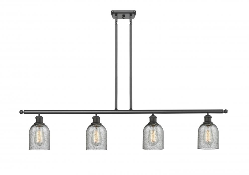 Caledonia - 4 Light - 48 inch - Oil Rubbed Bronze - Stem hung - Island Light