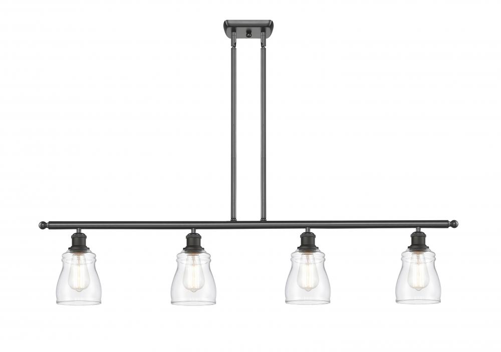 Ellery - 4 Light - 48 inch - Oil Rubbed Bronze - Stem hung - Island Light