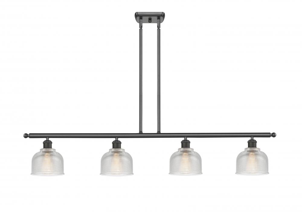 Dayton - 4 Light - 48 inch - Oil Rubbed Bronze - Stem hung - Island Light