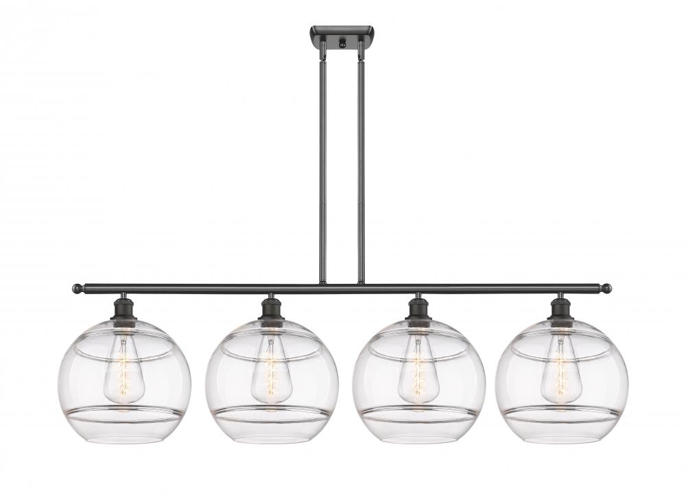 Rochester - 4 Light - 50 inch - Oil Rubbed Bronze - Stem hung - Island Light