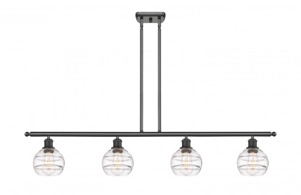 Rochester - 4 Light - 48 inch - Oil Rubbed Bronze - Stem hung - Island Light