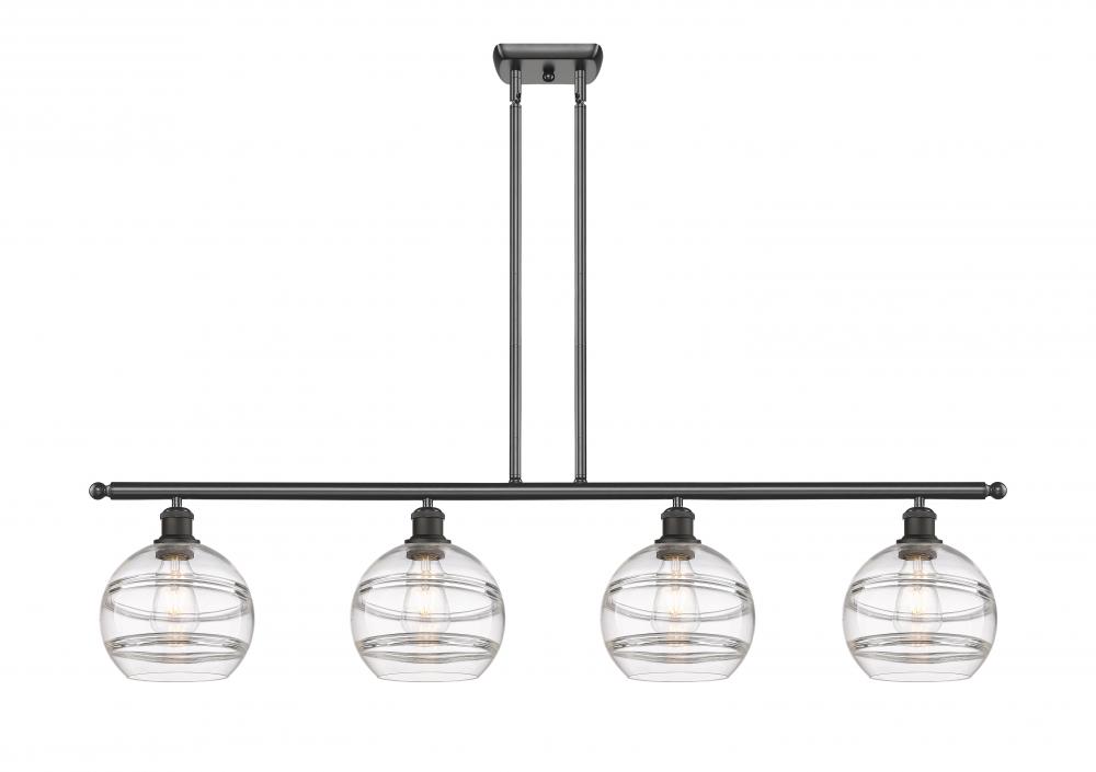 Rochester - 4 Light - 48 inch - Oil Rubbed Bronze - Stem hung - Island Light