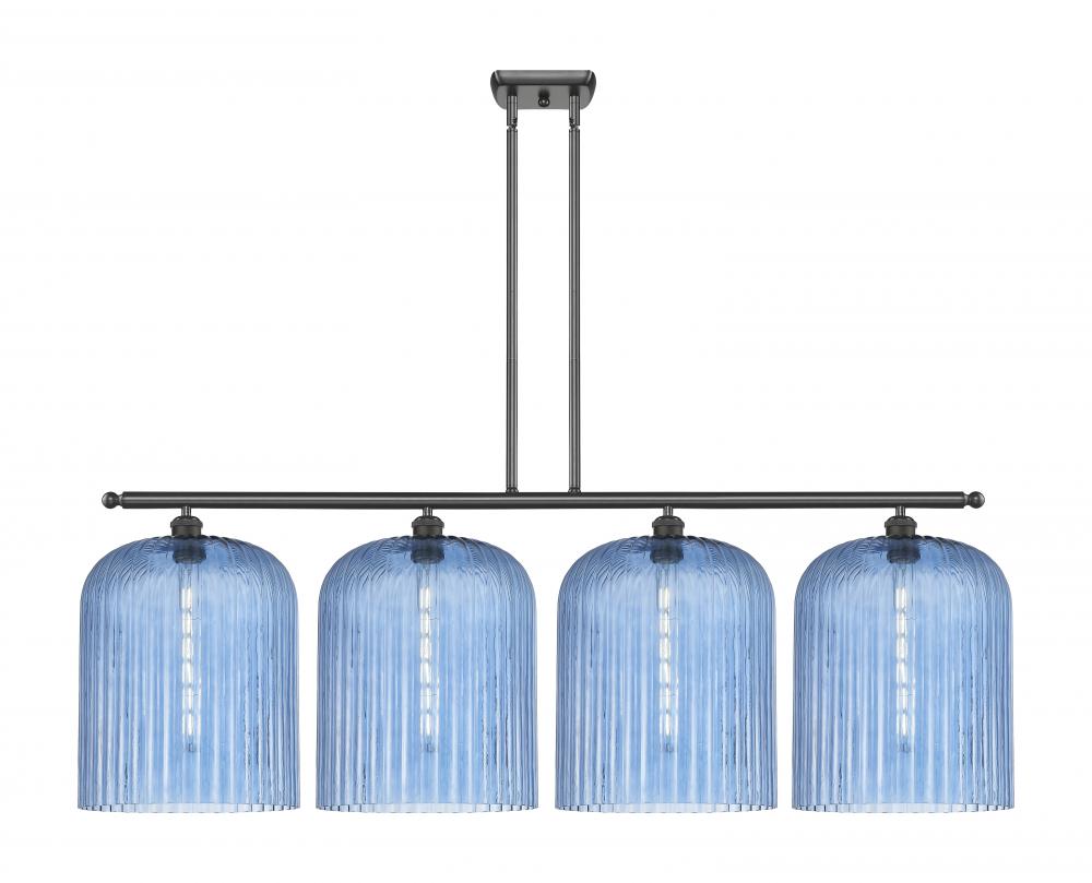 Bridal Veil - 4 Light - 48 inch - Oil Rubbed Bronze - Stem hung - Island Light