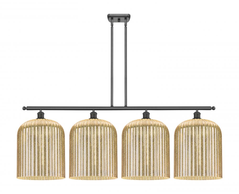 Bridal Veil - 4 Light - 48 inch - Oil Rubbed Bronze - Stem hung - Island Light