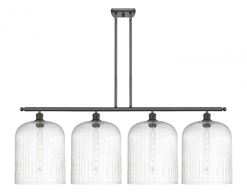 Bridal Veil - 4 Light - 48 inch - Oil Rubbed Bronze - Stem hung - Island Light