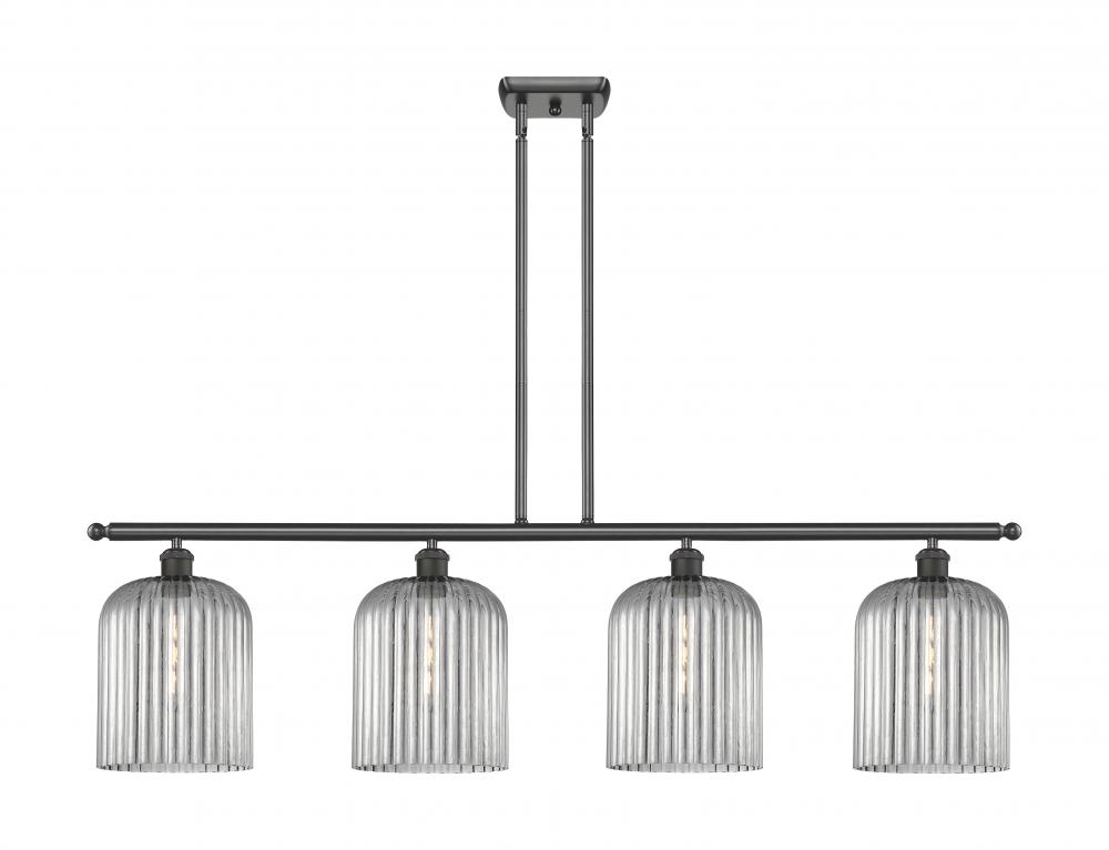 Bridal Veil - 4 Light - 48 inch - Oil Rubbed Bronze - Stem hung - Island Light