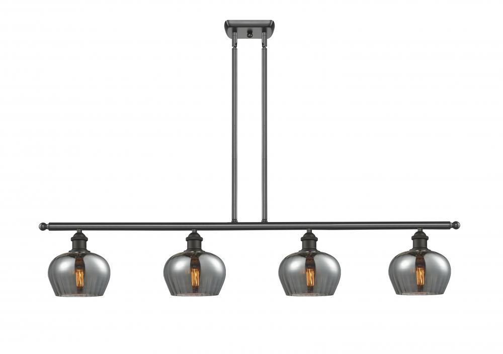 Fenton - 4 Light - 48 inch - Oil Rubbed Bronze - Stem hung - Island Light