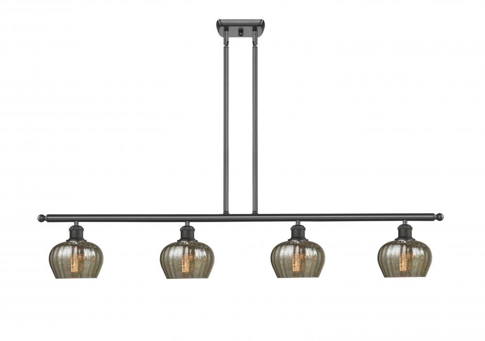 Fenton - 4 Light - 48 inch - Oil Rubbed Bronze - Stem hung - Island Light