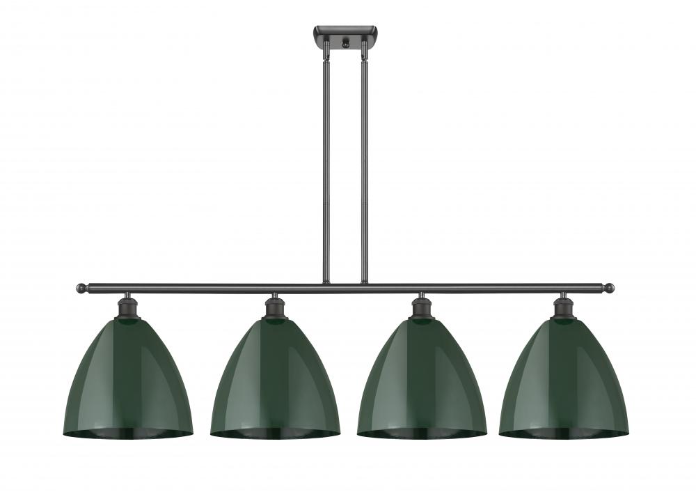Plymouth - 4 Light - 50 inch - Oil Rubbed Bronze - Stem hung - Island Light