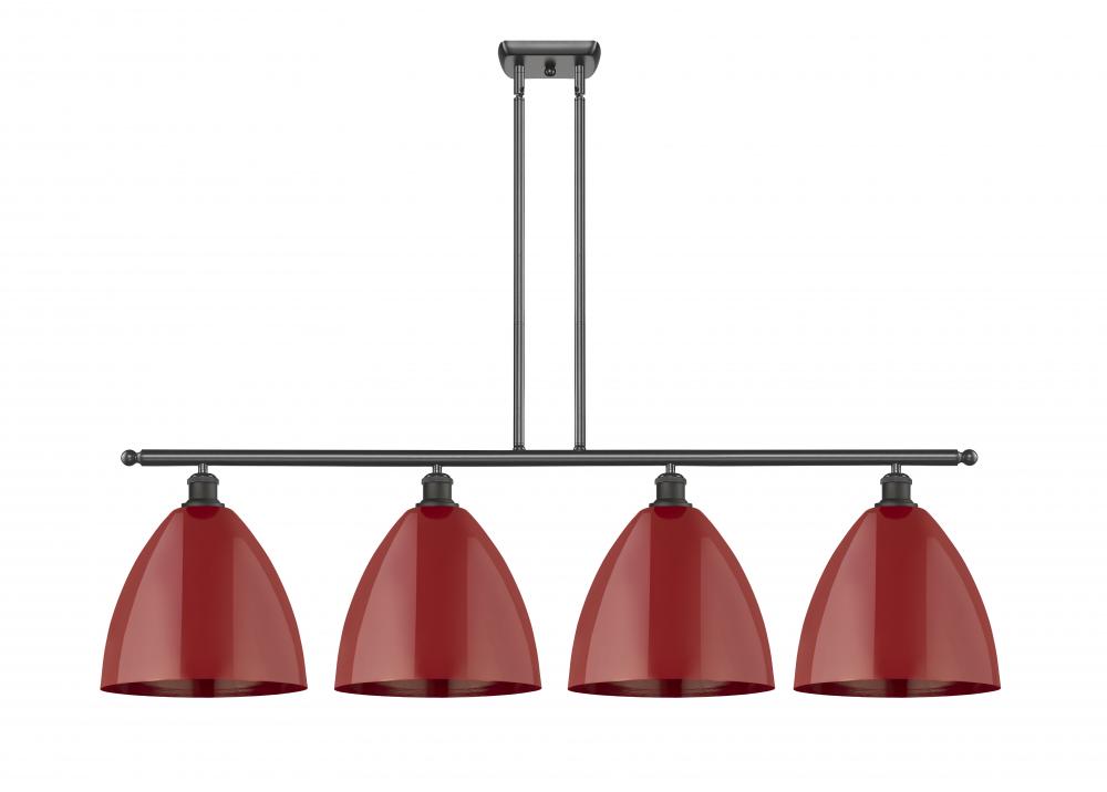 Plymouth - 4 Light - 50 inch - Oil Rubbed Bronze - Stem hung - Island Light