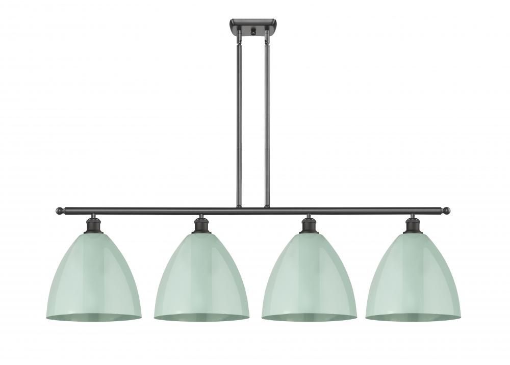 Plymouth - 4 Light - 50 inch - Oil Rubbed Bronze - Stem hung - Island Light