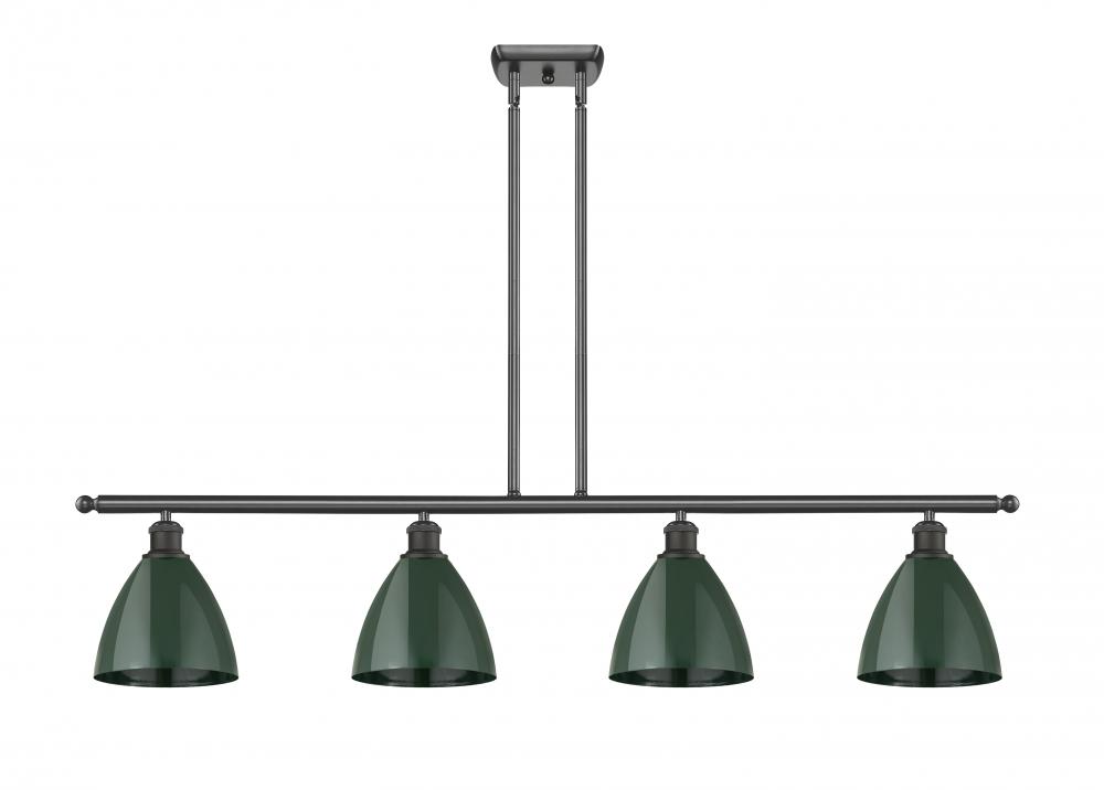 Plymouth - 4 Light - 48 inch - Oil Rubbed Bronze - Stem hung - Island Light