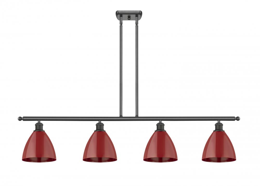 Plymouth - 4 Light - 48 inch - Oil Rubbed Bronze - Stem hung - Island Light