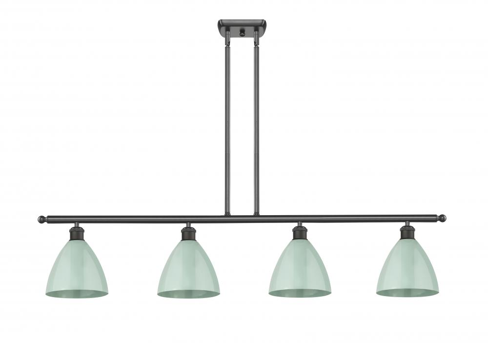 Plymouth - 4 Light - 48 inch - Oil Rubbed Bronze - Stem hung - Island Light