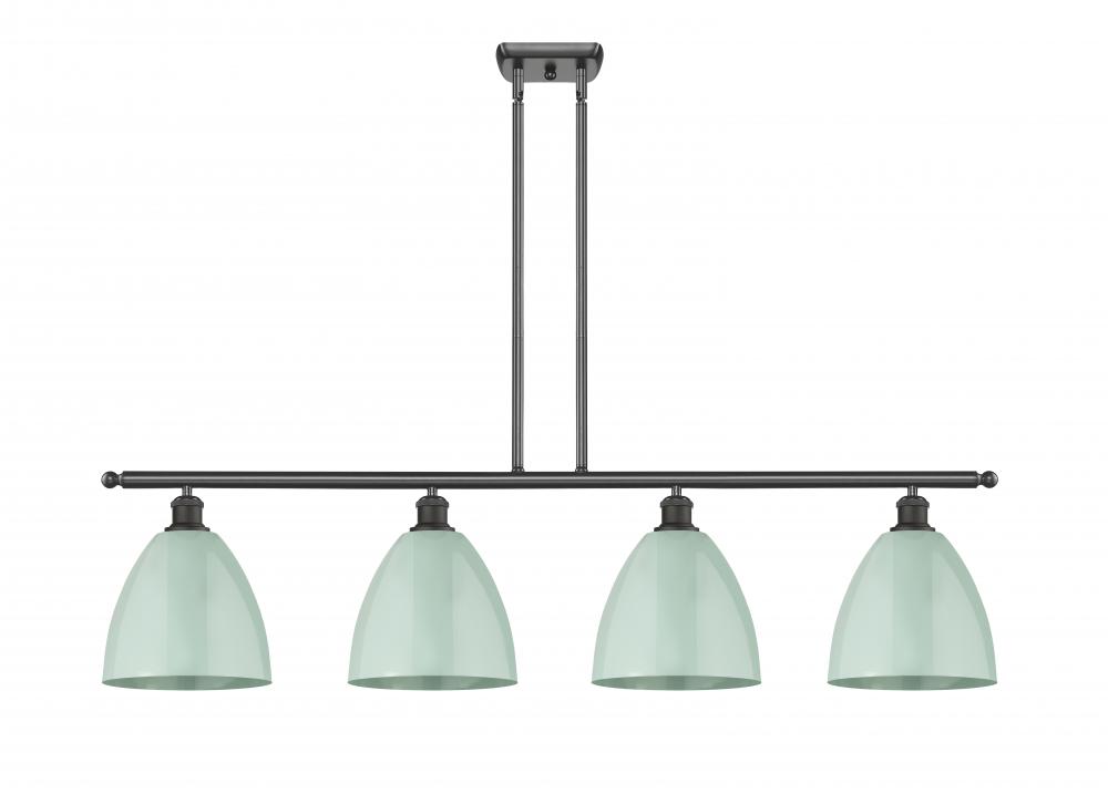 Plymouth - 4 Light - 48 inch - Oil Rubbed Bronze - Stem hung - Island Light