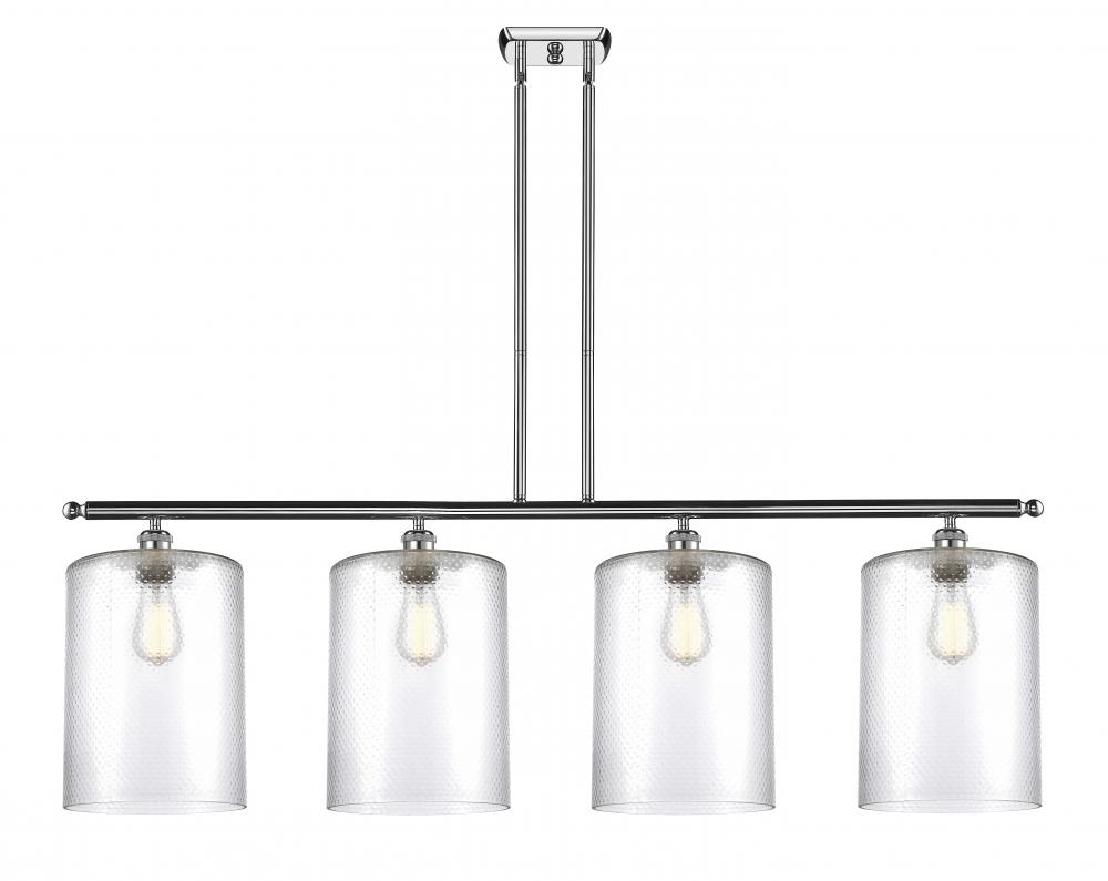 Cobbleskill - 4 Light - 48 inch - Polished Chrome - Stem hung - Island Light