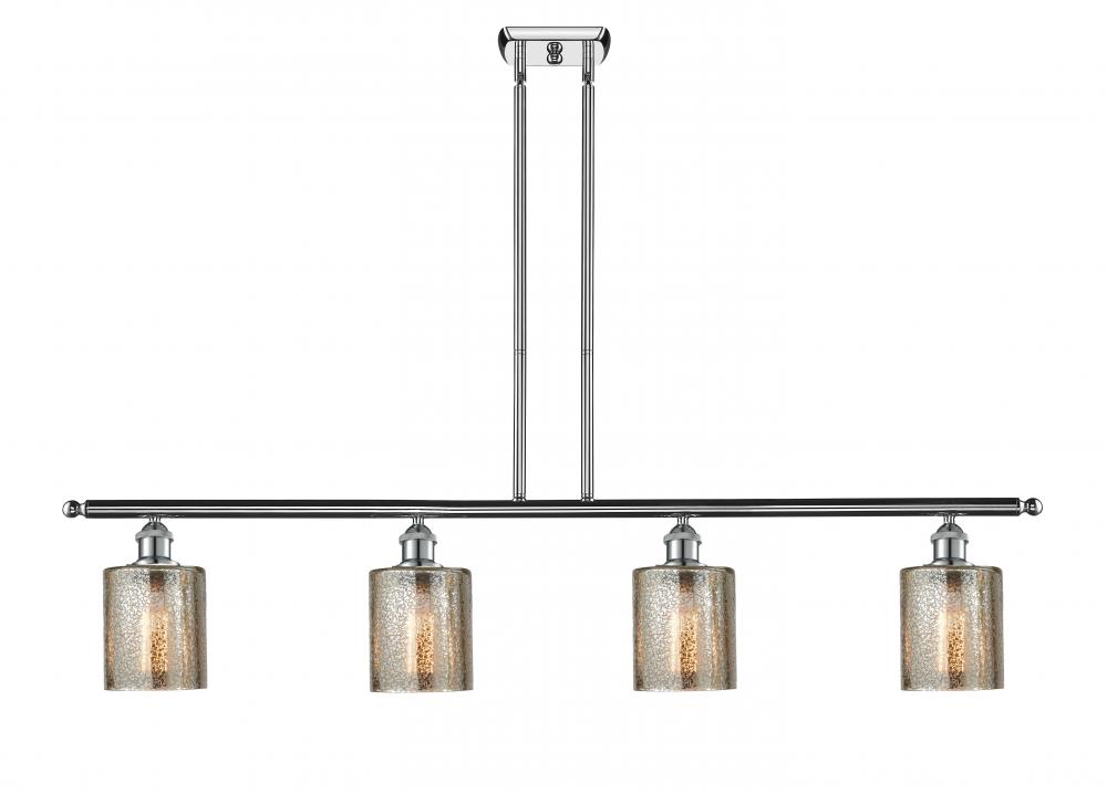 Cobbleskill - 4 Light - 48 inch - Polished Chrome - Stem hung - Island Light