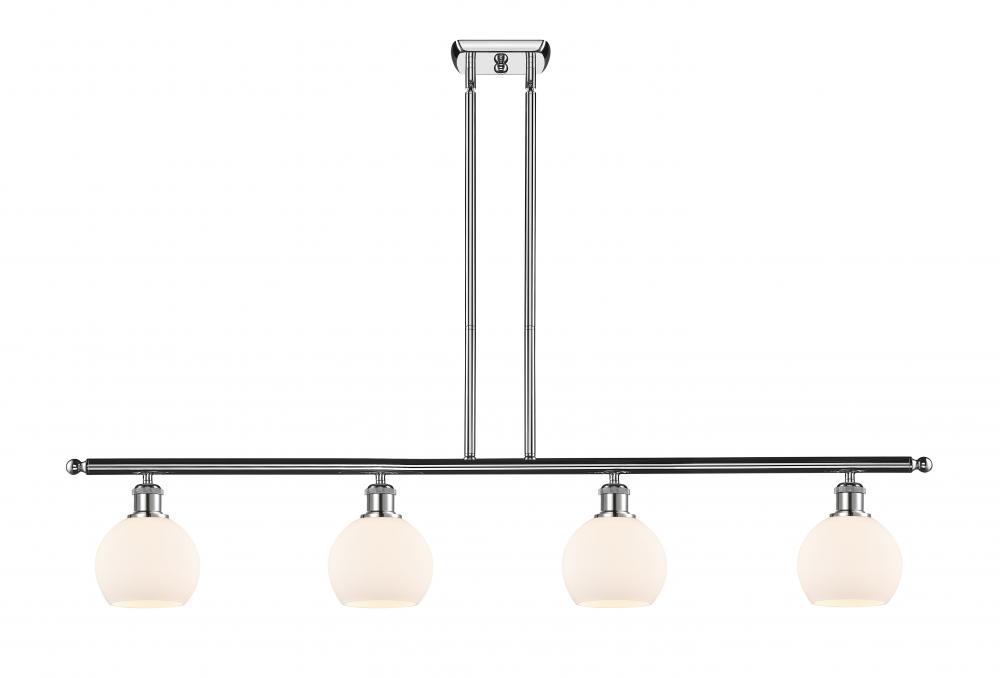 Athens - 4 Light - 48 inch - Polished Chrome - Stem hung - Island Light