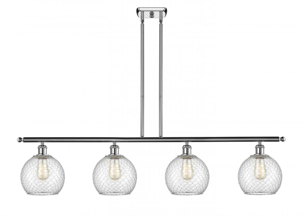 Farmhouse Chicken Wire 4 Light Island Light