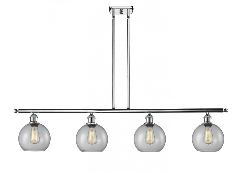 Athens - 4 Light - 48 inch - Polished Chrome - Stem hung - Island Light