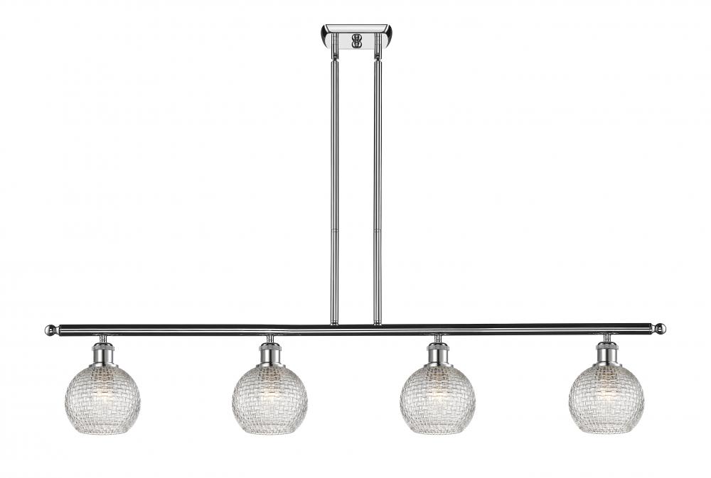Athens - 4 Light - 48 inch - Polished Chrome - Stem hung - Island Light