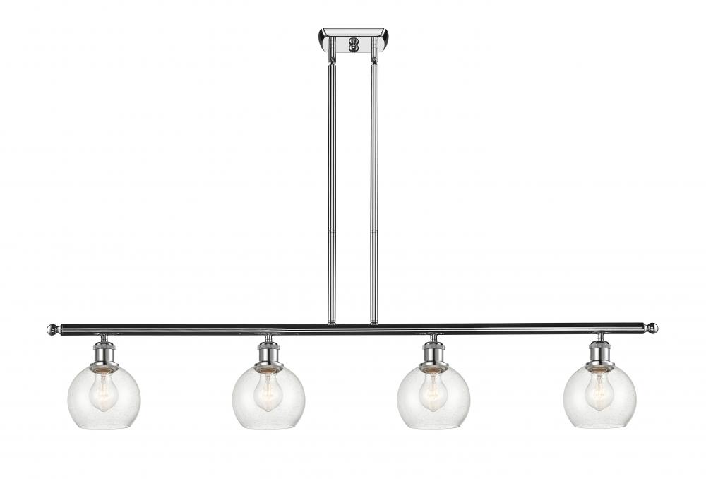 Athens - 4 Light - 48 inch - Polished Chrome - Stem hung - Island Light