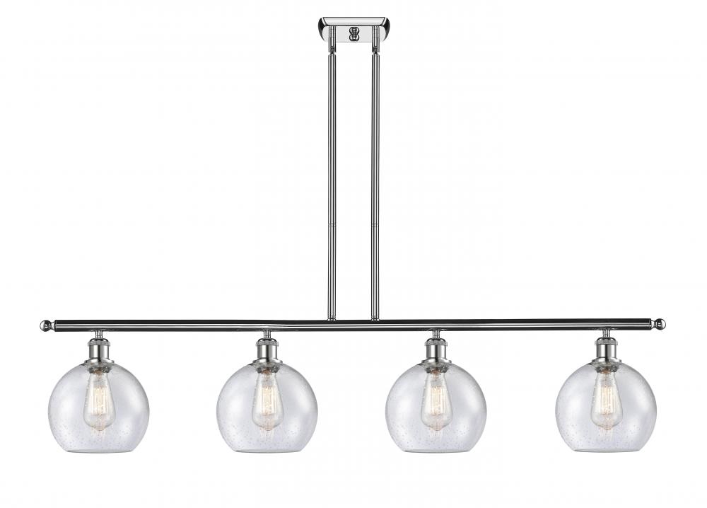 Athens - 4 Light - 48 inch - Polished Chrome - Stem hung - Island Light