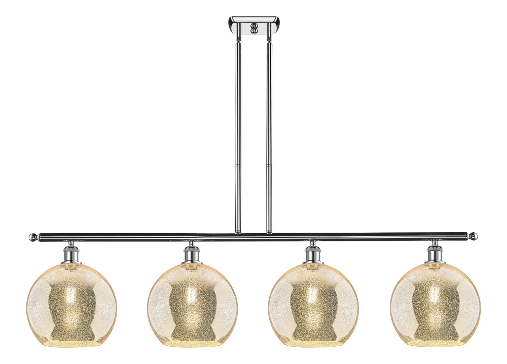 Athens - 4 Light - 48 inch - Polished Chrome - Stem Hung - Island Light