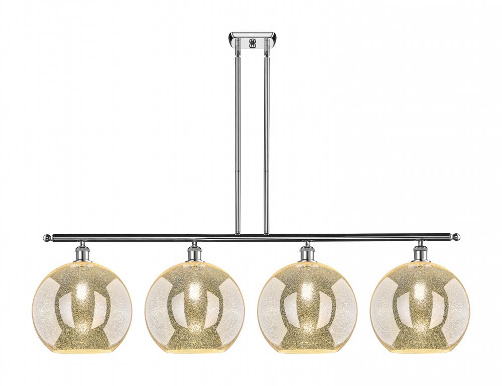 Athens - 4 Light - 50 inch - Polished Chrome - Stem Hung - Island Light