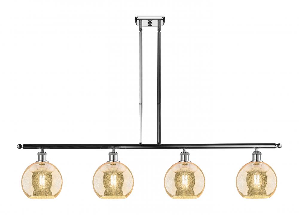 Athens - 4 Light - 48 inch - Polished Chrome - Stem hung - Island Light