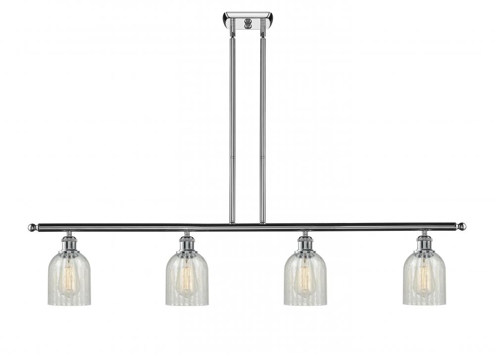 Caledonia - 4 Light - 48 inch - Polished Chrome - Stem hung - Island Light