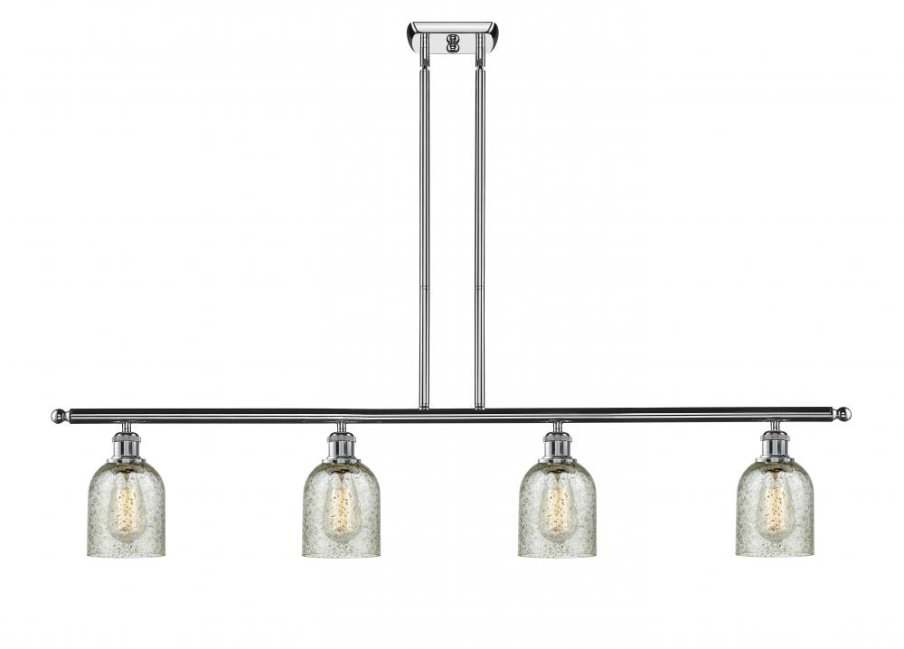 Caledonia - 4 Light - 48 inch - Polished Chrome - Stem hung - Island Light