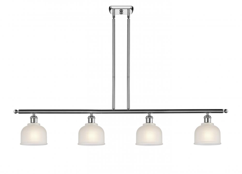 Dayton - 4 Light - 48 inch - Polished Chrome - Stem hung - Island Light