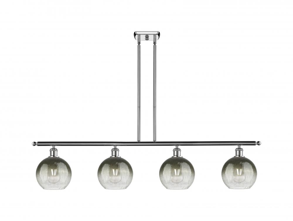 Brookhaven Globe - 4 Light - 48 inch - Polished Chrome - Stem Hung - Island Light