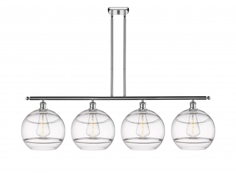 Rochester - 4 Light - 50 inch - Polished Chrome - Stem hung - Island Light