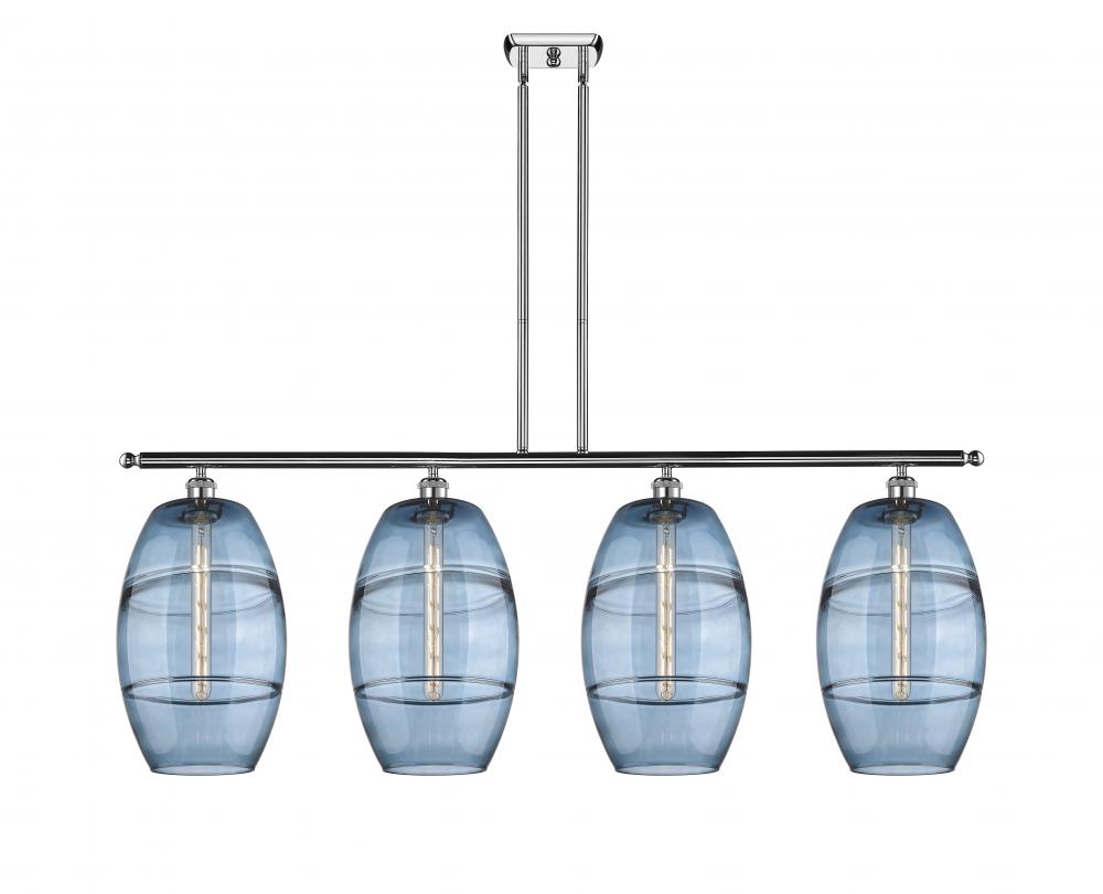 Vaz - 4 Light - 48 inch - Polished Chrome - Stem hung - Island Light