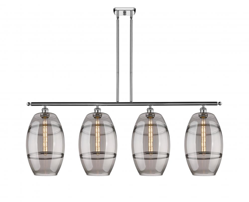 Vaz - 4 Light - 48 inch - Polished Chrome - Stem hung - Island Light
