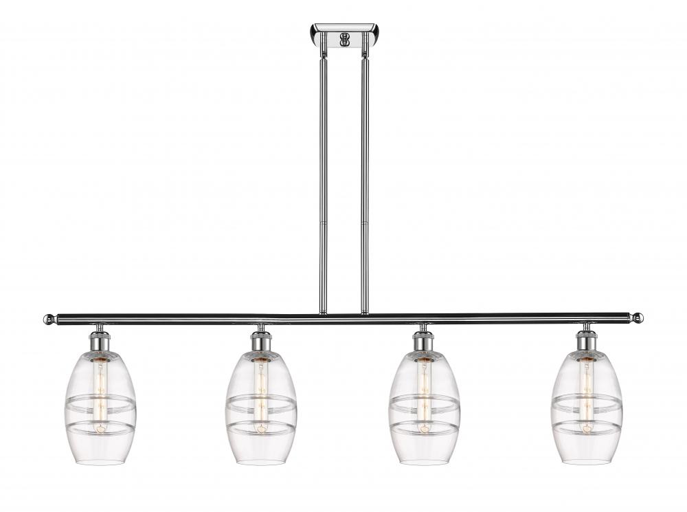 Vaz - 4 Light - 48 inch - Polished Chrome - Stem hung - Island Light
