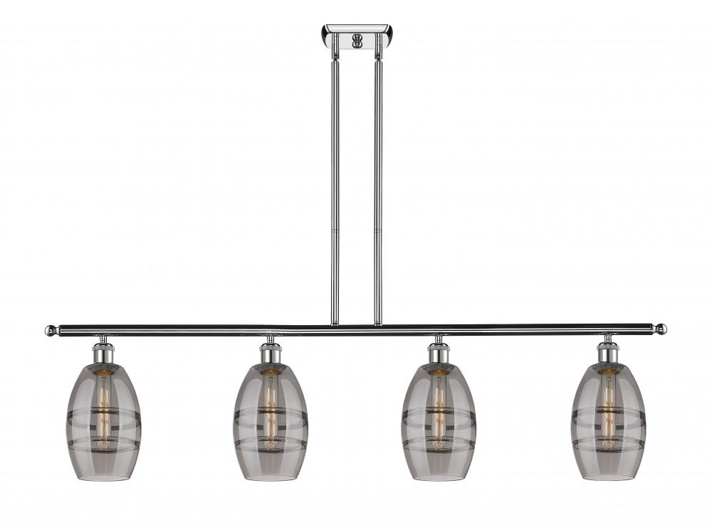 Vaz - 4 Light - 48 inch - Polished Chrome - Stem hung - Island Light