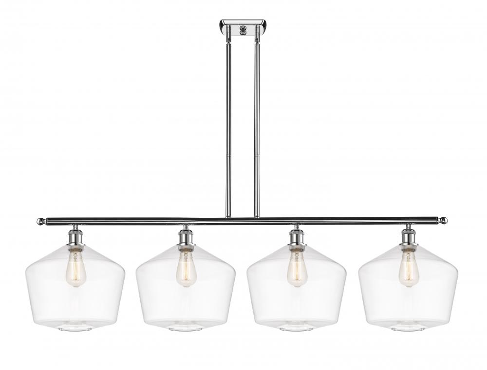 Cindyrella - 4 Light - 50 inch - Polished Chrome - Stem hung - Island Light