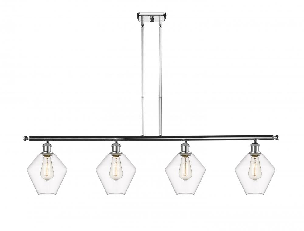 Cindyrella - 4 Light - 48 inch - Polished Chrome - Stem hung - Island Light