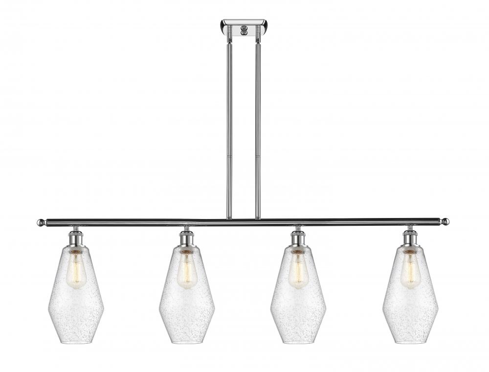 Cindyrella - 4 Light - 48 inch - Polished Chrome - Stem hung - Island Light