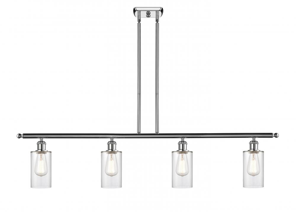 Clymer - 4 Light - 48 inch - Polished Chrome - Stem hung - Island Light