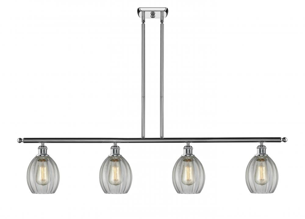 Eaton - 4 Light - 48 inch - Polished Chrome - Stem hung - Island Light