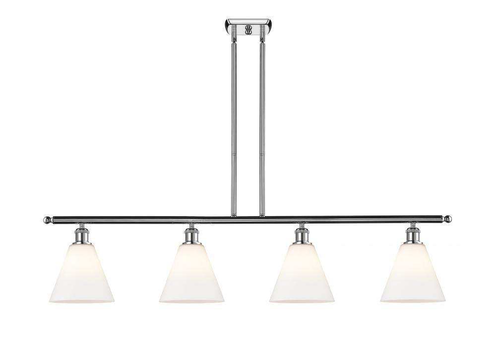 Berkshire - 4 Light - 48 inch - Polished Chrome - Stem hung - Island Light