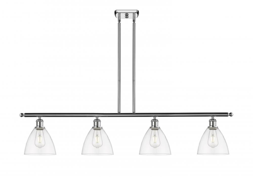 Bristol - 4 Light - 48 inch - Polished Chrome - Stem hung - Island Light